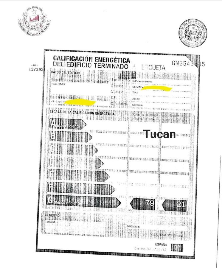 Tías Vivienda Vacacional El Tucan מראה חיצוני תמונה